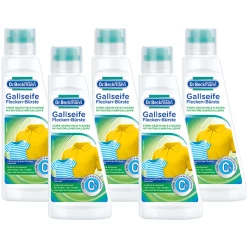Dr.Beckmann Dr. Beckmann® Gallseife Flecken-Bürste, 5x 250 Ml