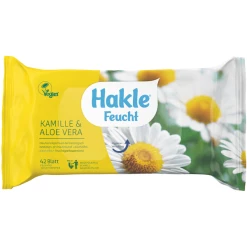 Hakle® Feucht Hakle Feuchttücher Kamille & Aloe Vera, 42 Blatt