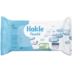 Hakle® Feucht Hakle Feuchttücher Ultra Sensitive, 42 Blatt