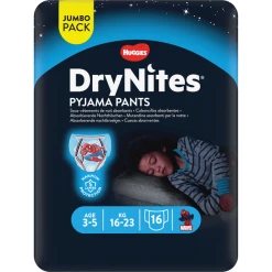 Huggies DryNites Pyjama Pants Einweg Jungen In Marvel Design 3-5 Jahre Jumbopack