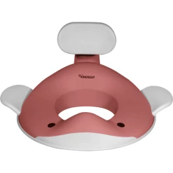 KINDSGUT Toilettenaufsatz Wal Altrosa