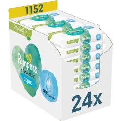 Pampers® Pampers Feuchttücher Harmonie Aqua, 1.152 Tücher (24 X 48 Stk)
