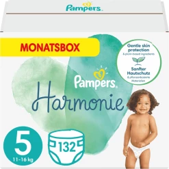 Pampers® Pampers Harmonie Gr. 5 , 11-16 Kg Monatsbox 132 Windeln