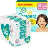 Pampers® Pampers Premium Protection, Gr. 4, 9-14kg, Monatsbox (1x 174 Windeln) Und Pampers Sensitive Feuchttücher 1200 Tücher (15 X 80 Stk)