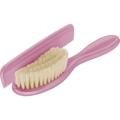 Rotho Babydesign Kamm Und Bürste Mit Naturborsten Fantastic Mauve