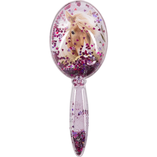 SPIEGELBURG COPPENRATH Haarbürste (mit Beweglichem Glitter) - Pferdefreunde