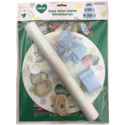 Tanjo Bausatz Große Windeltorte Hellblau