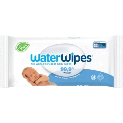 WaterWipes Babyfeuchttücher, Biologisch Abbaubar, 60 Tücher